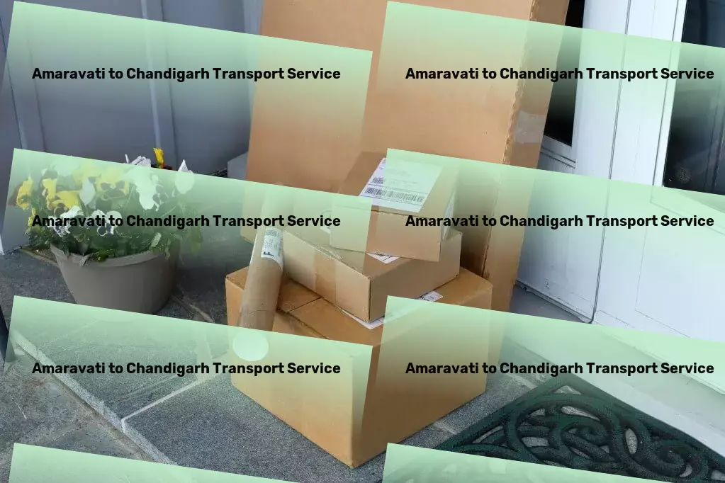 Amaravati to Chandigarh Courier And Parcel Urban transport services